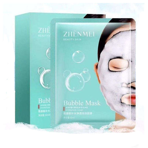 ماسک ورقه ای حبابی عصاره بامبو ژنمی | Zhenmei
