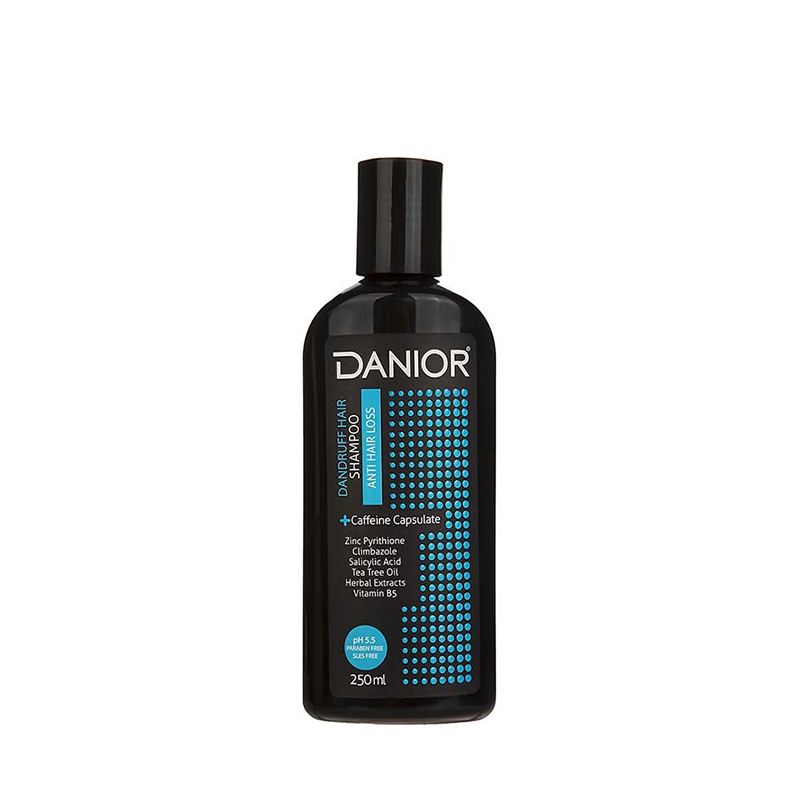 تصویر  شامپو کافئین – مخصوص موهای شوره دار دنیور | Danior