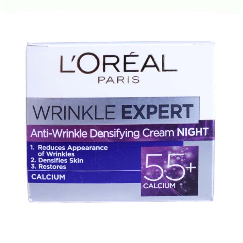 کرم شب ضد چروک بالای 55 سال Wrinkle Expert لورال
