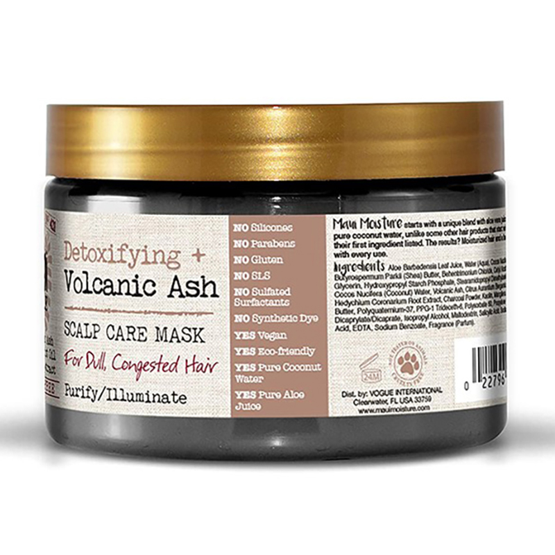 ماسک مو دتوکس مائویی Detoxifying volcanic ash