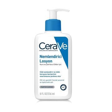 لوسیون مرطوب کننده صورت و بدن سراوی ceraVe مناسب پوست خشک حجم  236 میل