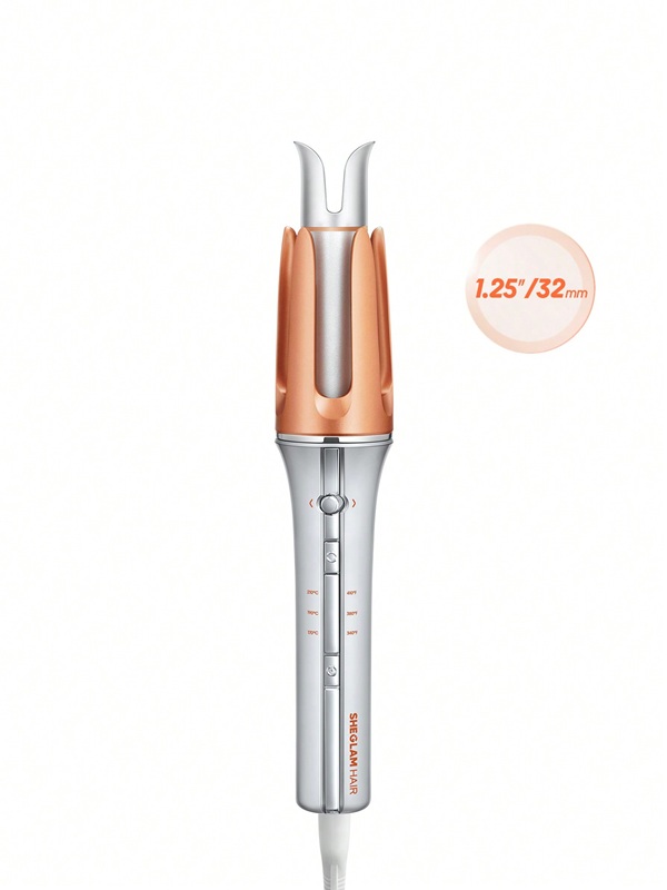 فر کننده مو و کرلی مو چرخشی شیگلم سایز 32 میلی متری (کرلی شیگلم )