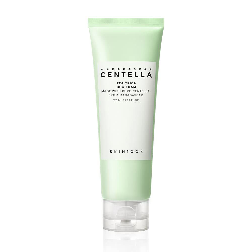 فوم شستشوی ضد جوش تی تریکا سنتلا skin 1004 madagascar centella tea trica bha foam